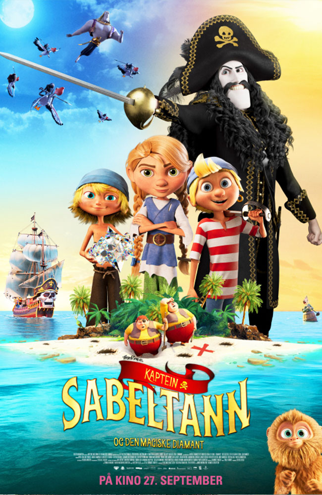 انیمیشن کاپیتان شمشیر دندان و الماس جادویی دوبله فارسی ۲۰۱۹