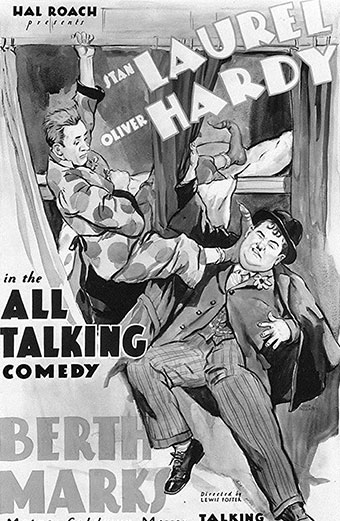 فیلم لورل و هاردی : جای خواب دوبله فارسی ۱۹۲۹