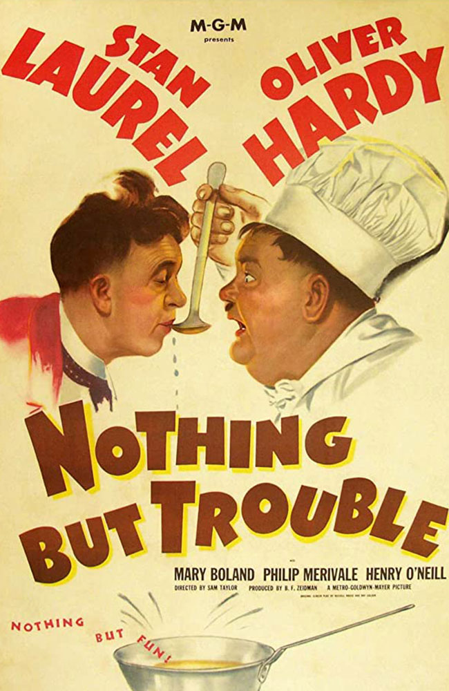 فیلم لورل و هاردی : هیچ چیز بجز دردسر دوبله فارسی ۱۹۴۴