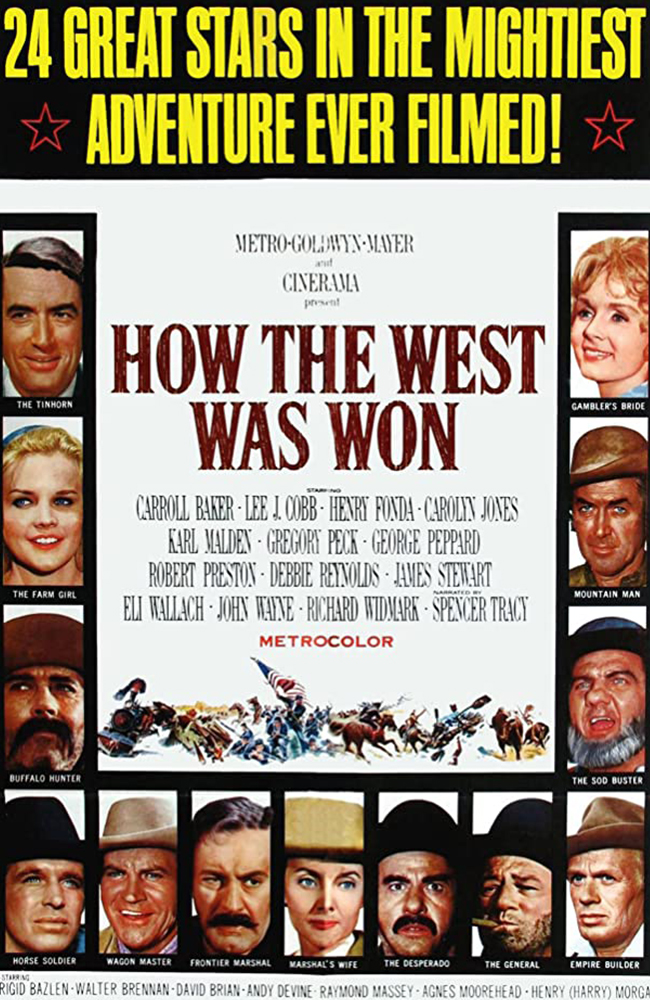 فیلم چگونه غرب تسخیر شد دوبله فارسی ۱۹۶۲